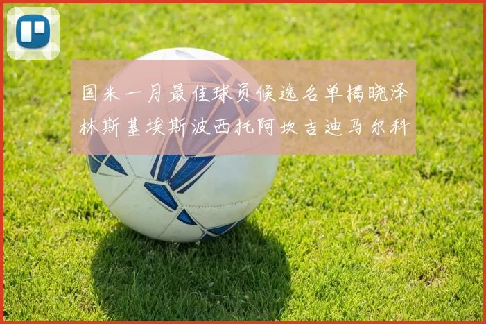 国米一月最佳球员候选名单揭晓泽林斯基埃斯波西托阿坎吉迪马尔科争夺荣誉